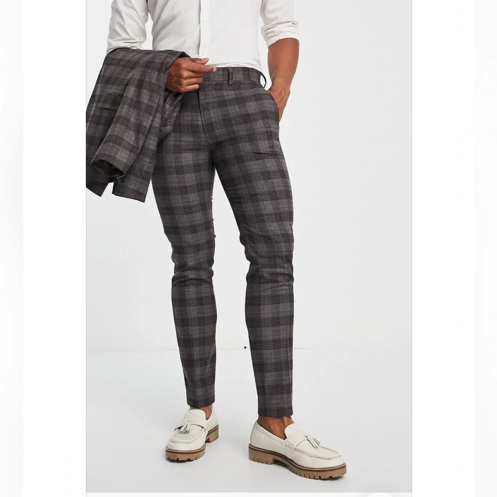 Topshop Plaid Pants
